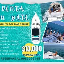 Renta de yate en Cancún